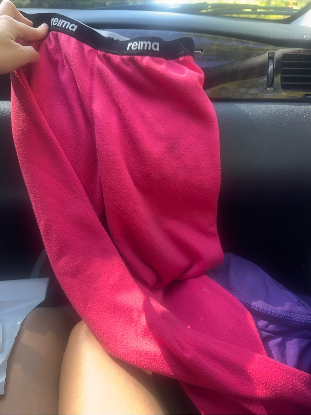 Reima Kids Pink base layer Bottoms size large